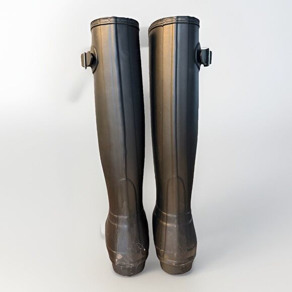 Hunter Original Tall Rain Boots Buckle Woman's US 5; EU 36 - Picture 2 of 8